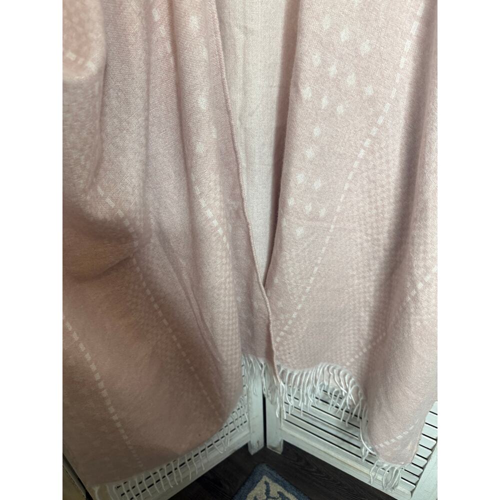 NWT GENTLE FAWN Women's M L Hermosa Kimono Pink Fringe Soft Wrap Throw Sweater - Picture 13 of 16